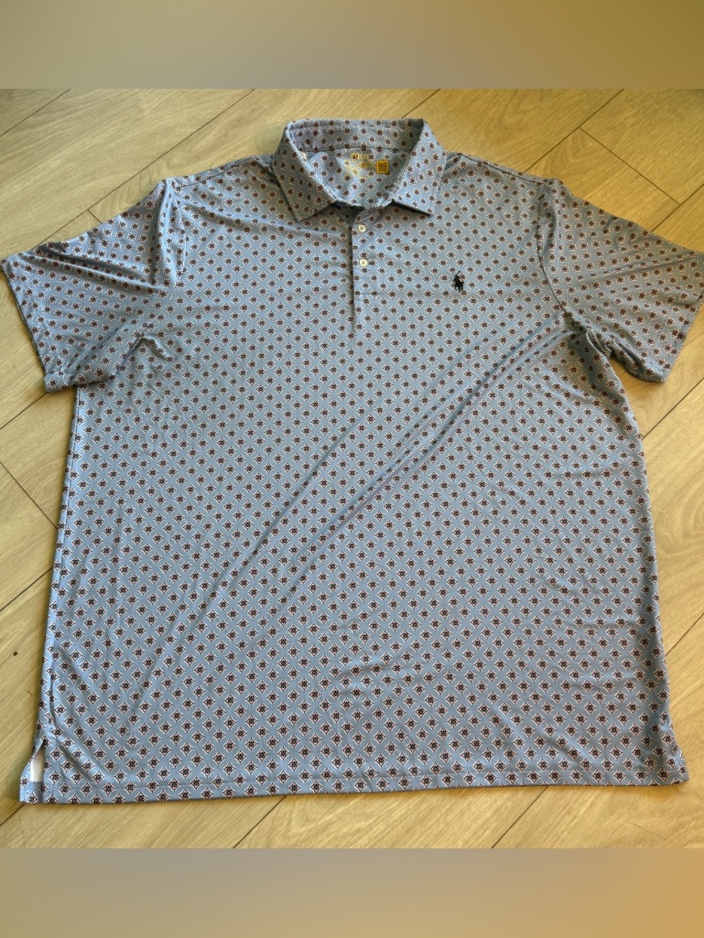 POLO Ralph LaurenMen's Classic Fit Performance Polo Shirt, Size XXL Geometric